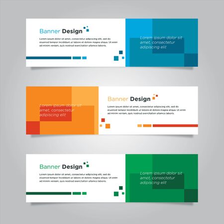 Minimalist banner template with geometric shape and shades.のイラスト素材
