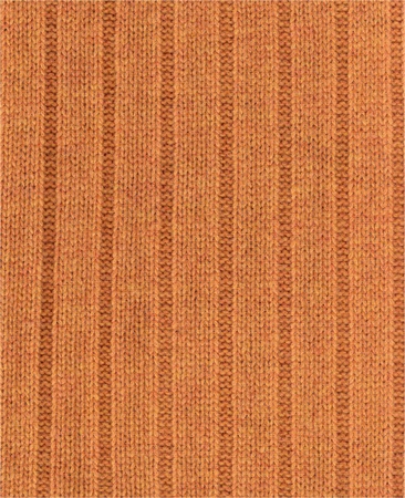 Knitted texture Orange with a pattern- elastic bandの写真素材