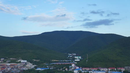 mountain village scenery