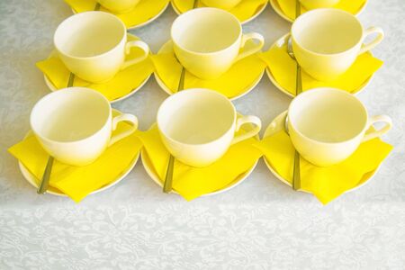 Utensils for drinking tea and coffee.の写真素材