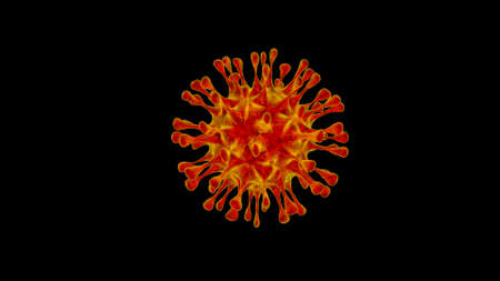 SARS-CoV-2 non-cellular infectious agent that can only multiply inside living cells and cause flu...