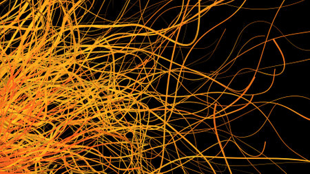 Chaotic tentacles in motion.
