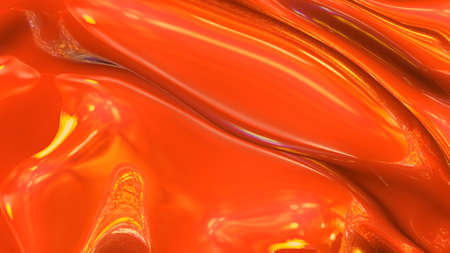 Abstract motion of waves of a mass of thin fibers.