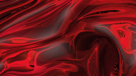 Abstract motion of waves of a mass of thin fibers.