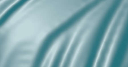 Silk blue fabric in motion.の写真素材