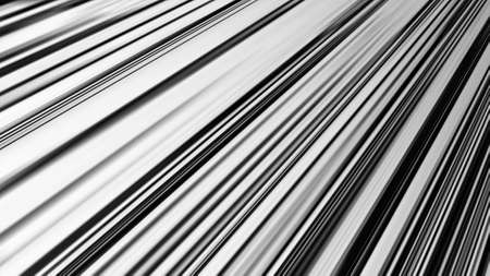 Movement of black on white lines.の写真素材
