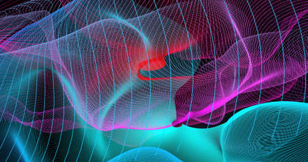 The abstract essence of a light ephemeral veil.