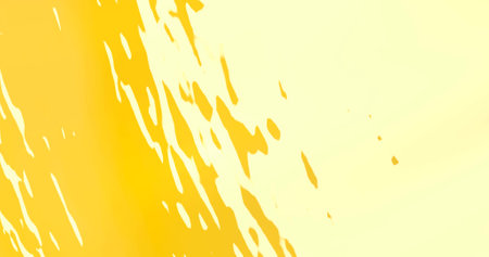 Abstract yellow blots backdrop with 3D.の写真素材