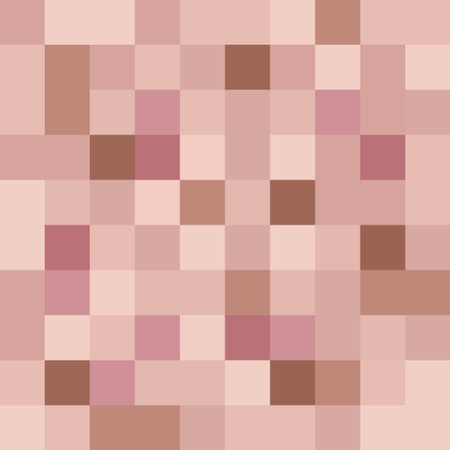 Censored sign from pixel blur. Square color background in mosaic design. Blurry effect for protection face and body on a photo and video. Digital censorship for content, abstract vector illustrationのイラスト素材