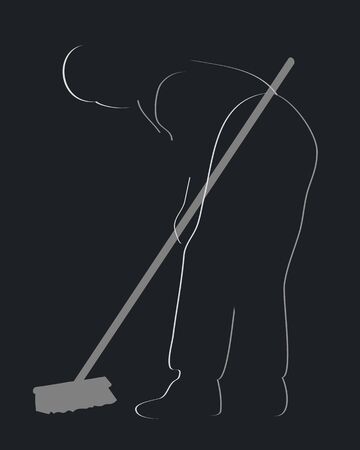 Vector - Illustration of  Mop symbolのイラスト素材