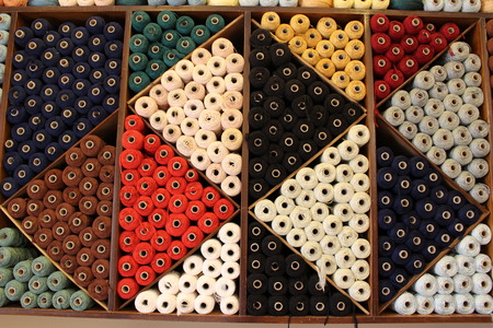 Colorful Silk Wool Thread Roll
