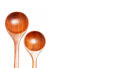 wood spoonの写真素材