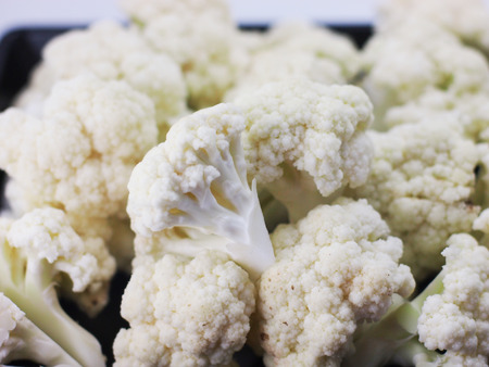 broccoli and cauliflower vegetableの写真素材