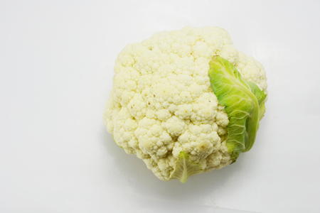 cauliflower and broccoli vegetableの写真素材