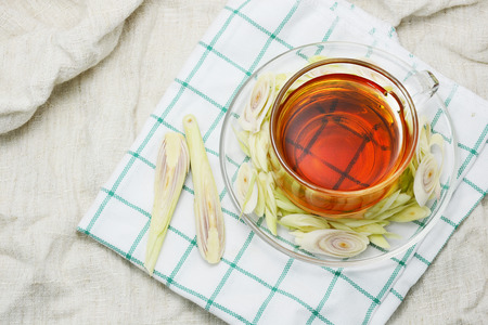 lemongrass and lemongrass teaの写真素材