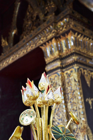 temple and Buddhaの写真素材