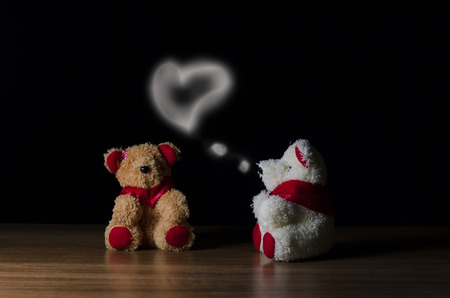 cute bear dollの写真素材