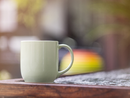 coffee on blur background