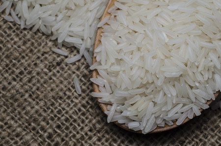 rice and sticky rice for cookの写真素材