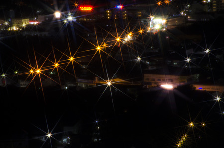 Bokeh blur background lightの写真素材