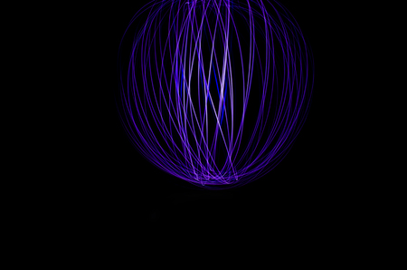 light and flash ling swing, light ballの写真素材