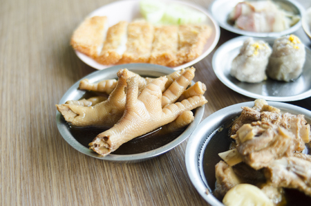 dimsum chinese style foodの写真素材