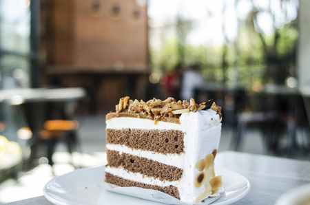 cake and coffeeの写真素材