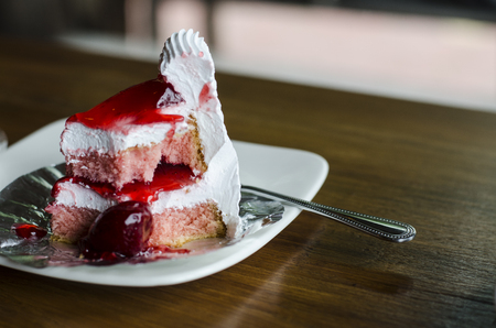 coffee and cake in chill out cafe and restuarantの写真素材