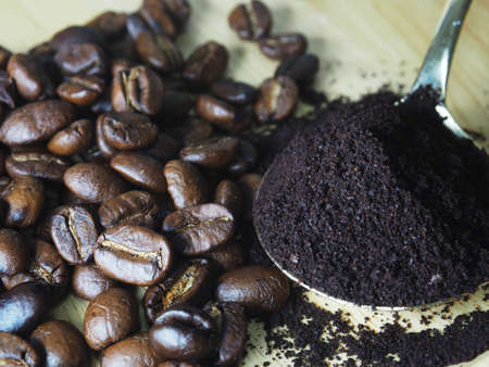 coffee coffee bean coffee bean and ground background