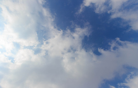 cloud with blue sky nature background