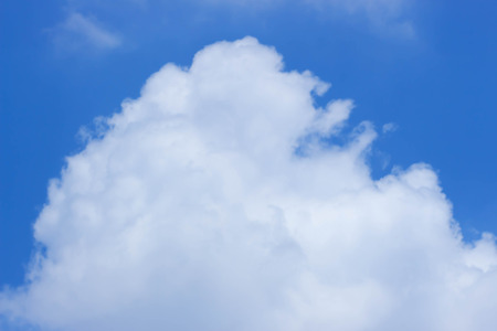 cloud with blue sky nature background