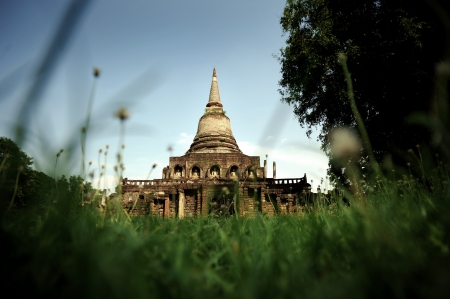 WAT CHANG LOM , Si Satchanalai Historical Park, Sukhothai, Thailand