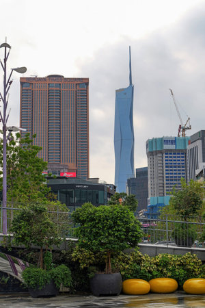 Modern Cityscape of Kuala Lumpur Featuring Merdeka 118 and Berjaya Times Square Skyscrapers Kuala...