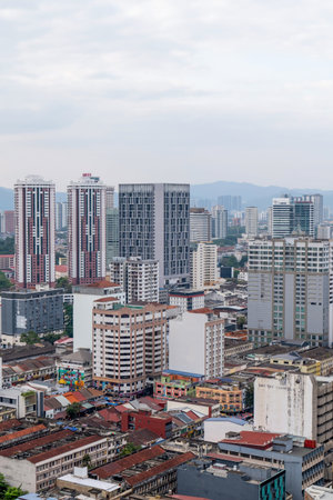 Modern Skyscrapers and Urban Cityscape of Kuala Lumpur 29.01.2026 Malaysiaのeditorial素材