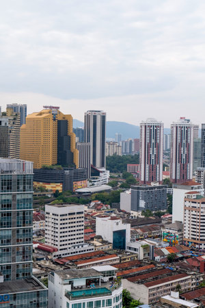 Kuala Lumpur Cityscape with Sunway Putra Mall and Modern Skyscrapers Kuala Lumpur 29.01.2026 Malaysiaのeditorial素材