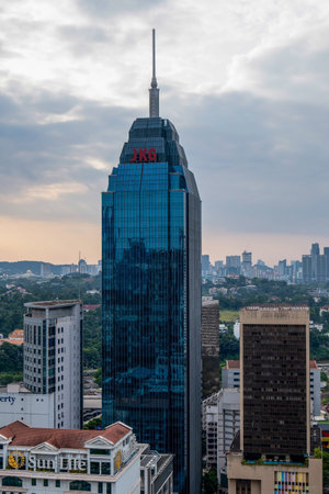 Modern JKG Tower Skyscraper in Kuala Lumpur Cityscape Kuala Lumpur 29.01.2026 Malaysia