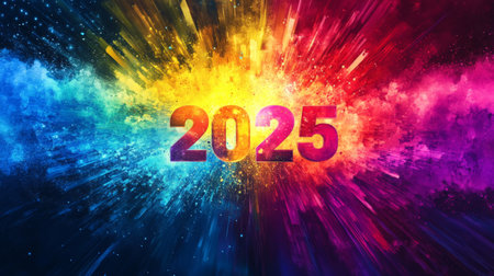 Close-up portrait of a beautiful woman with creative make-upの素材