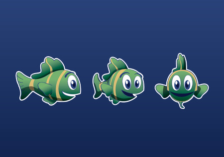 Fish illustration のイラスト素材