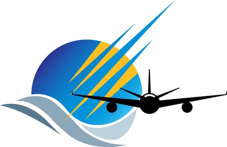 Illustration art of fly world with isolated backgroundのイラスト素材