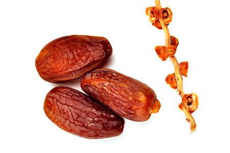 sweet dates with isolated background