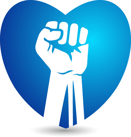 Illustration art of a strong love symbol with isolated backgroundのイラスト素材