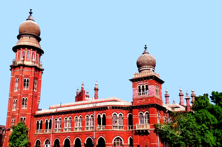 camera shot on madras high court in chennai, Indiaのeditorial素材