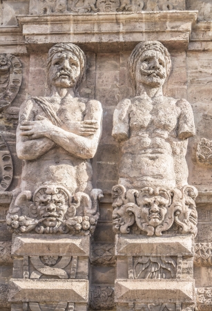 I telamoni di porta nuovaの写真素材