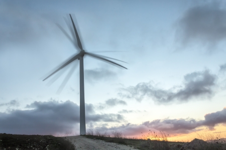Wind energyの写真素材