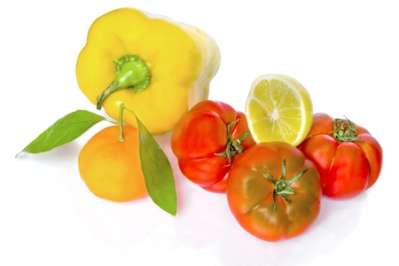 Typical Mediterranean vegetablesの写真素材