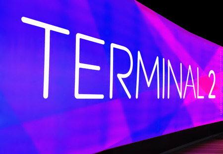 Description for navigation in airport, train station, bus stationの写真素材