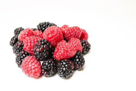 Strawberries and berries. It is a good and fresh fruit that contains few sugars.の写真素材