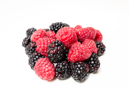 Strawberries and berries. It is a good and fresh fruit that contains few sugars.の写真素材