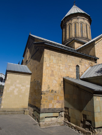 Tbilisi Sioni Cathedra l on the historic Sioni Street in downtown Tbilisi 