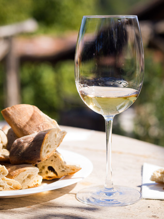 Rkatsiteli - Georgian white dry wine from Kakheti region の写真素材